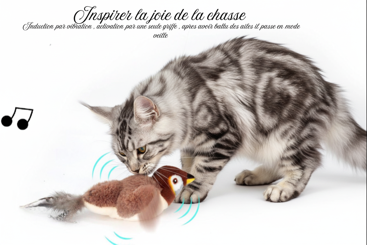Inspirer la joie de la chasse - Jouet oiseau interactif Maison Abba